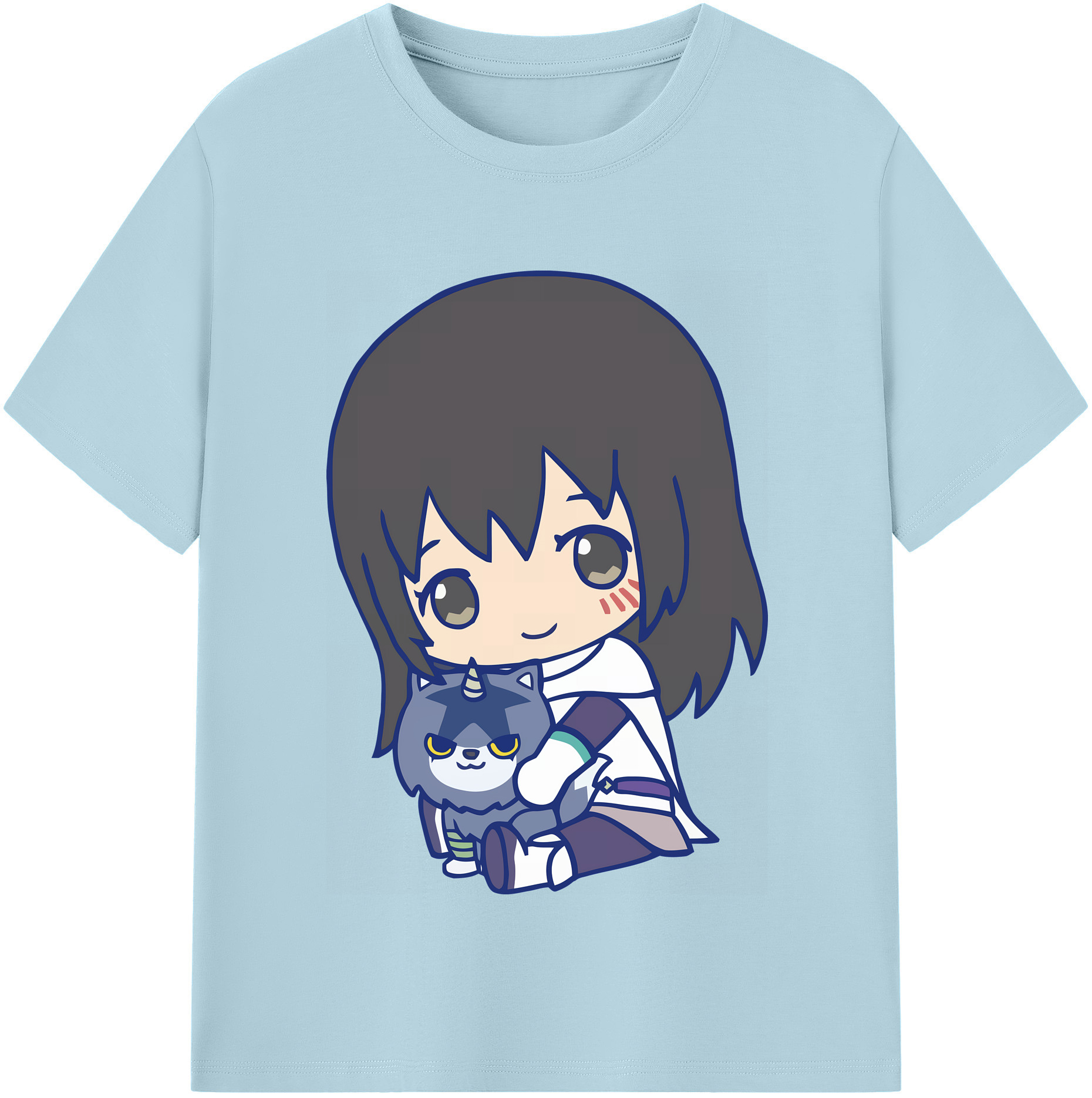 （画像用） 転スラ Regarding Reincarnated to Slime 綿100％半袖Tシャツ（フロントプリント）